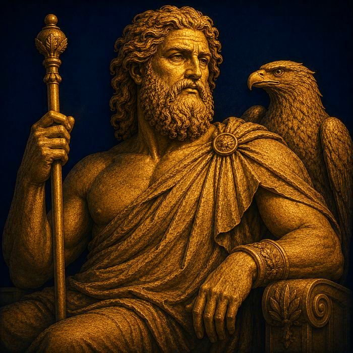 Zeus, figure de la leçon Recruter